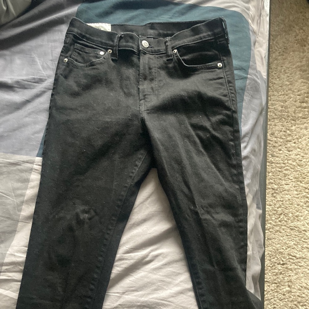 H&M skinny fit black jeans 30/32